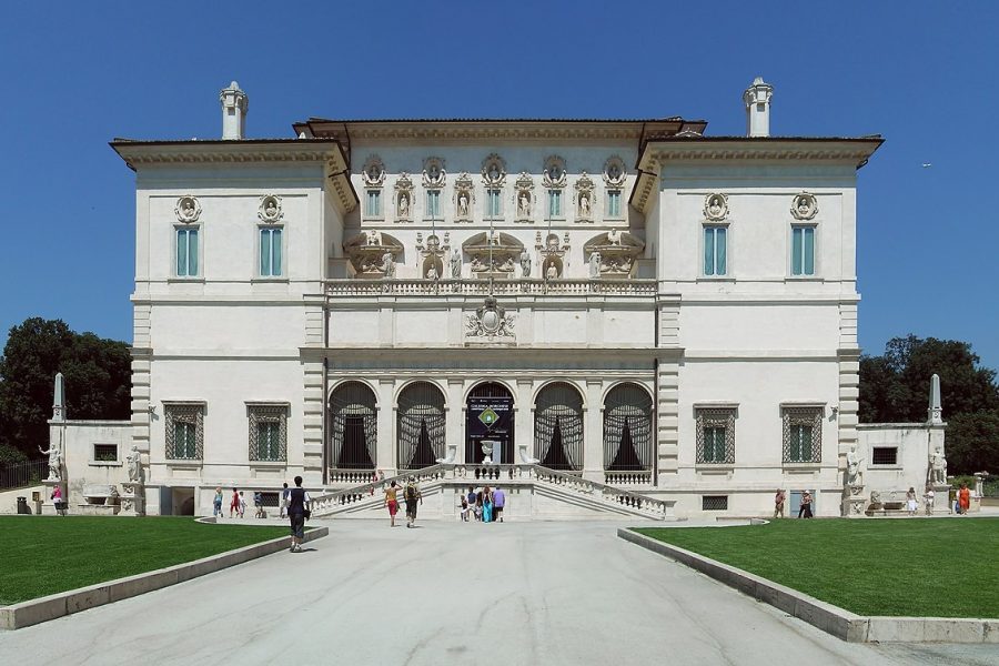 Front view of Borghese museum