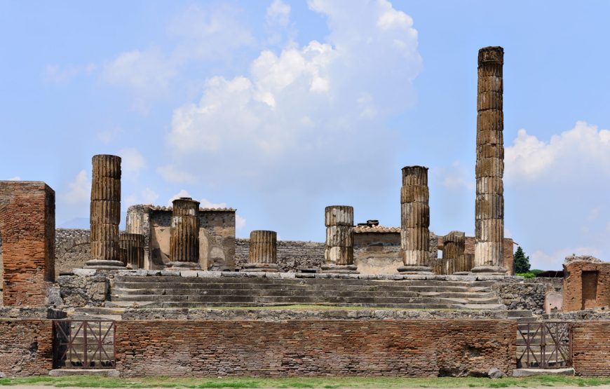 Rome to Pompeii and Sorrento Private Driving Tour