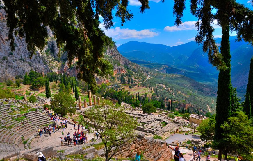 Athens to Delphi Private Driving Tour