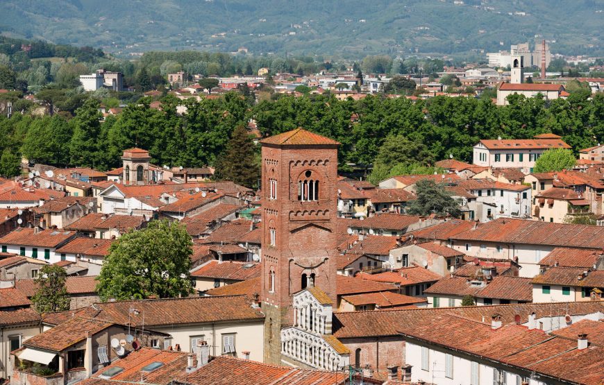 Florence to Siena and Lucca Private Driving Tour